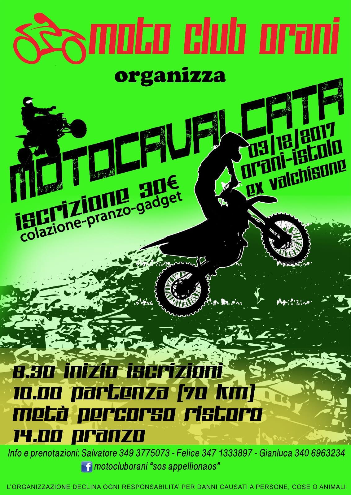 Locandina Manifesto Motocavalcata Enduro Orani 2017 Locandina Manifesto Motocavalcata Enduro Orani 2017