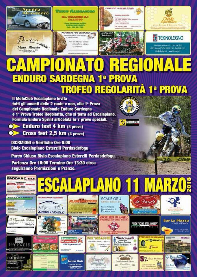 1°PROVA CAMPIONATO REGIONALE ENDURO SARDEGNA